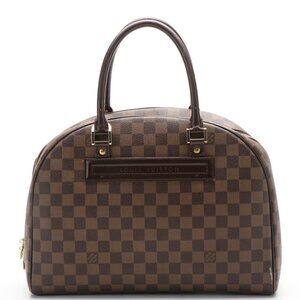 Louis Vuitton Nolita Boston Bowler Brown Canvas